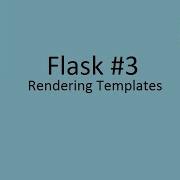 Python Flask 3 Rendering Templates Hindi