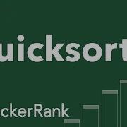 Algorithms Quicksort