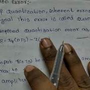 Quantization Error Step Size Pdf Of Quantization Error Digital Communications