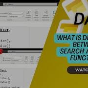 What Is Difference Between Search And Find Functions In DAX