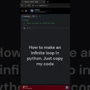 Infinite Loop In Python Coding Python Trending Shrots Pythoncoding Infiniteloop Easy