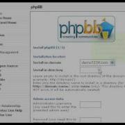 Installing PhpBB Forum