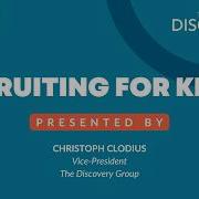 Webinar Recruiting For Kicks With Christoph Clodius