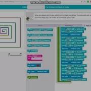 Hour Of Code Artist Square Spiral
