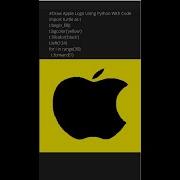 Draw Apple Logo Using Python With Code Draw Apple Logo Pythonturtle Awesome Python Turtle Codes