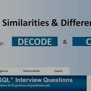 What Is The Difference Between Decode And Case