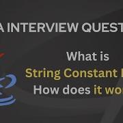 What Is String Constant Pool How Does It Works Java Interview Question