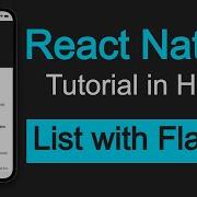 React Native Tutorial In Hindi 14 FlatList Make List In React Native