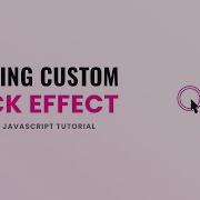 Amazing Click Effect At Cursor Position HTML CSS JavaScript Tutorial