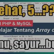 Belajar Tentang Array Di PHP 12 PHP MySQL