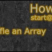Java Shuffle An Array
