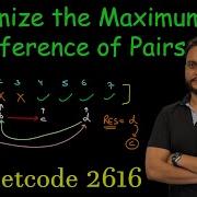 Minimize The Maximum Difference Of Pairs Leetcode 2616