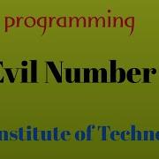Evil Number In Java Evil Number Or Odious Numbers In Java Java Online Learning