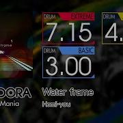 GITADORA Water Frame EXTREME BASIC Drum