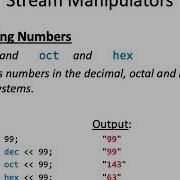 CS 163 ML13 IO Stream Manipulators