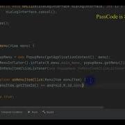 How To Create Popup Menu Using Android Studio Java