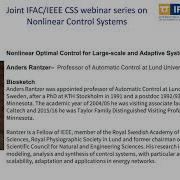 Nonlinear Optimal Control For Large Scale And Adaptive Systems