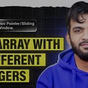 L11 Subarray With K Different Integers 2 Pointers And Sliding Window Playlist
