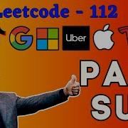 Path Sum 112 Graph Interview Question Google Apple Amazon Meta Microsoft