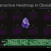 How To Create Interactive Heatmap And Track Your Habits In Obsidian