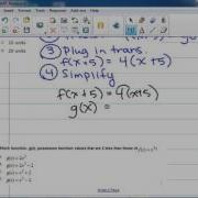 Describing Transformations Using Function Notation Examples
