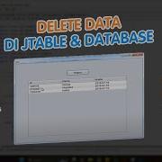 Delete Jtable Database Netbeans Tutorial
