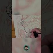 Inking A SilverSurfer Drawing With Smooth Lines Shorts Howtodraw Ink Comics Artist Art