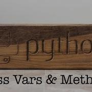 Class Variables Methods Python