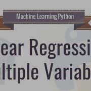 Machine Learning Tutorial Python 3 Linear Regression Multiple Variables 2019