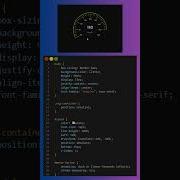 Interactive Speedometer Using HTML CSS And JS Shorts