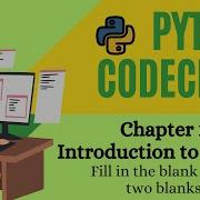 Python Code Craft Chapter 1 Introduction To Python Fill In The Blanks With Two Blanks Python