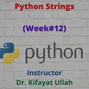 Python Strings Escape Sequences Programming With Python Week 12