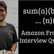 Sum 1 2 3 4 N Amazon UI Frontend Javascript Interview Question