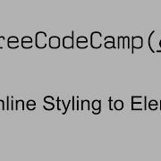 Add Inline Styling To Elements Data Visualization With D3 Free Code Camp