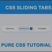 Awesome Sliding Tabs Using CSS Pure CSS Tabs Tutorial