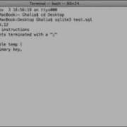 Create Iphone Database Using Sqlite3