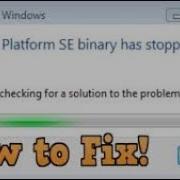 How To Fix Java SE Binary Not Responding