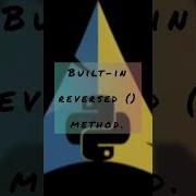 How To Reverse A List In Python Using The Built In Reversed Method