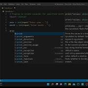 Create A Calendar Using Python Shorts Programming Python