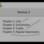 Python Module 3 Chapter 4