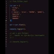 Filter Valid String From Nested Array Using Filter Flat Test Shorts Javascript