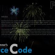 Source Code Fireworks Using HTML CSS JQUERY Fireworks Js