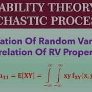 Correlation Of Random Variables Properties Of Correlation