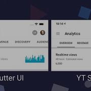 UI Challenge YouTube Sparkline Chart Using CustomPainter