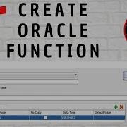 Create An Oracle Function Using Oracle SQL Developer