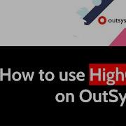 How To Use The HighCharts Library On OutSystems