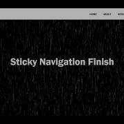 Sticky Navigation Menu Using JavaScript For Beginners 2020 Developerdiary