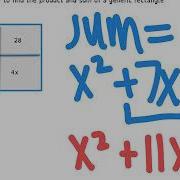 Lesson 8 1 1 How To Find Sum And Product In A Generic Rectangle
