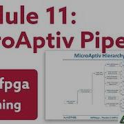MIPSfpga Module 11 MicroAptiv Pipeline