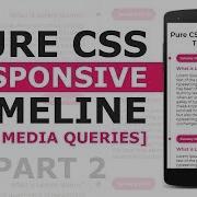 Responsive Vertical Timeline With Html5 And CSS3 Responsive Design Using CSS Media Queries